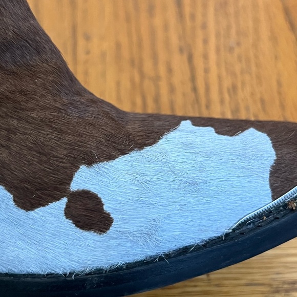 Jeffrey Campbell Cow Print Ankle Boots size 9 - Picture 6 of 6